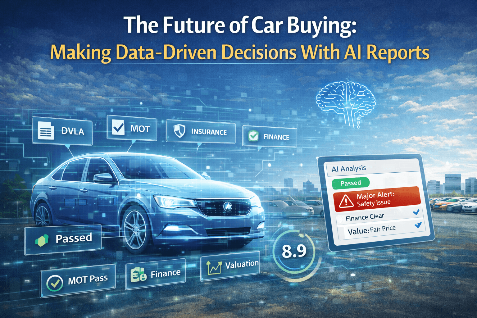 Data-driven car checks: official UK data and AI analysis in one report